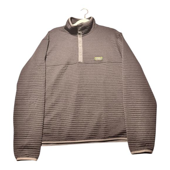 L.L.Bean Men's Airlight Knit Pullover grey mens XL slightly fitted Outdoors - Picture 2 of 10